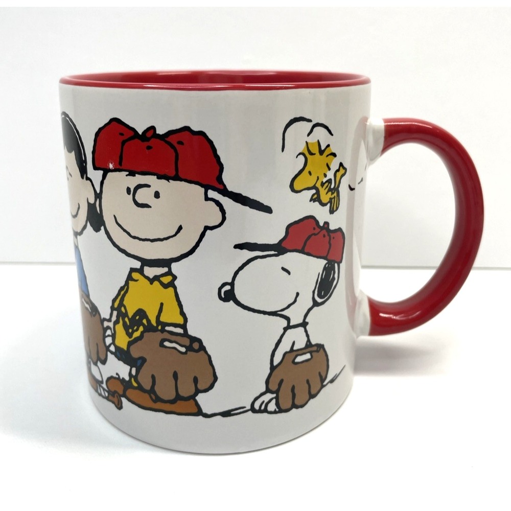 Peanuts‎ Snoopy Gang Baseball Theme 18oz Mug